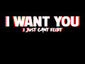 I Want You I Just Cannot Feed Statement Tee